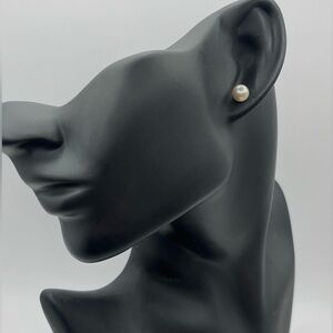 South Sea Pearl Button Earrings